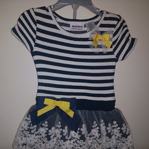 Blue/White Striped Dress matching Pants